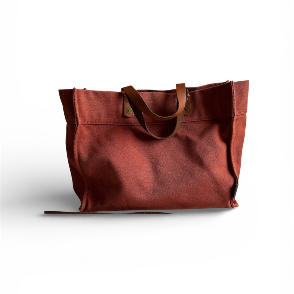 Feed Canvas Rust Tote Bag